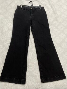 Pants "TALBOTS" for women Sise 8-Flare Jean. black color (stret
